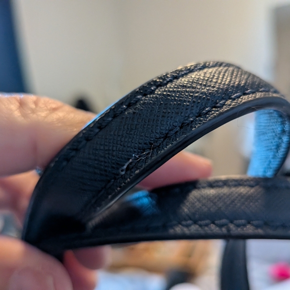 Michael Kors GUC  White Cream And Dark BlueTote Bag - Picture 10 of 11